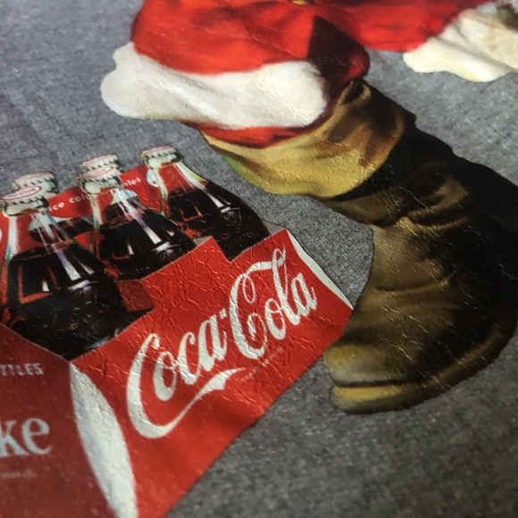 Stunningly, perfect condition, vintage Coca-Cola, Santa tee - Picture 3 of 7